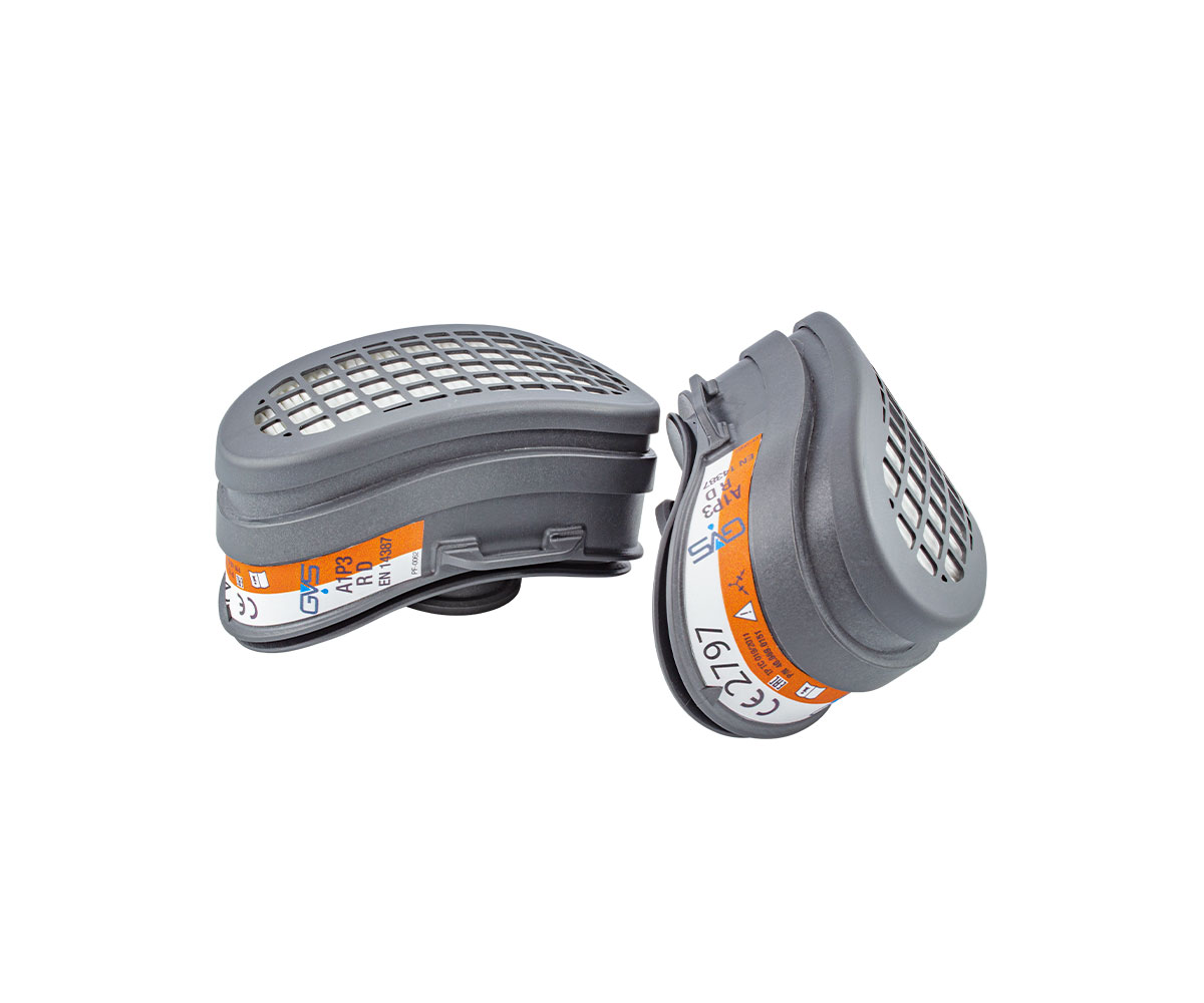 GVS SPR341 A1P3 Replacement Filters for Dust and Organic Vapour (Pair)